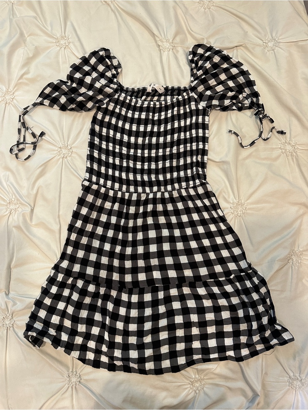 Cute Off-Shoulder Mini Dress - Picture 2 of 4